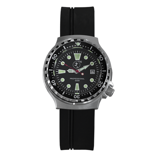 PROFESSIONAL 500 DAMEN-TAUCHERUHR EDELSTAHL | NEOPREN-ARMBAND