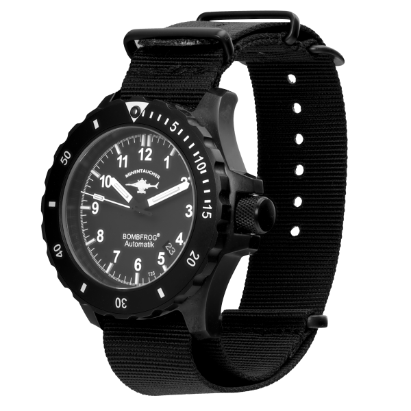 BT-25 BLACK EDITION MINE DIVER | NATO BRACELET