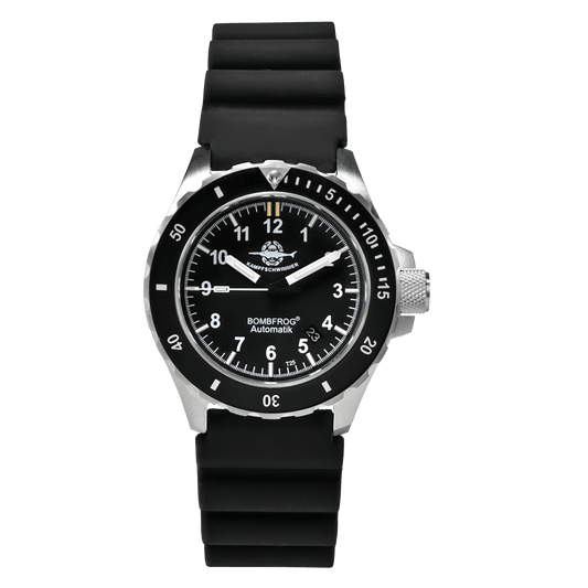 BT-25 Edelstahl Kampfschwimmer Taucheruhr mit Neopren Armband