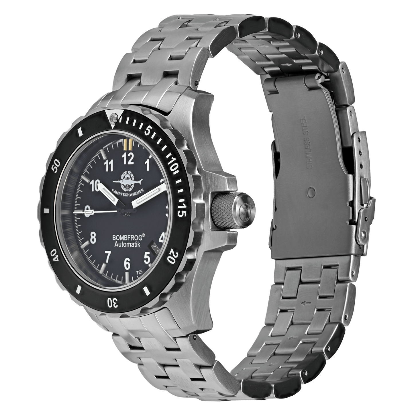 BT-25 EDELSTAHL EDITION KAMPFSCHWIMMER | EDELSTAHL-ARMBAND