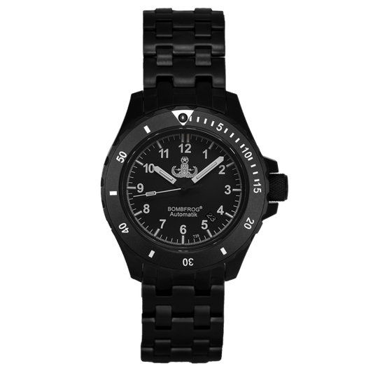 BT-25 Black Edition mit Edelstahlarmband & Tritium