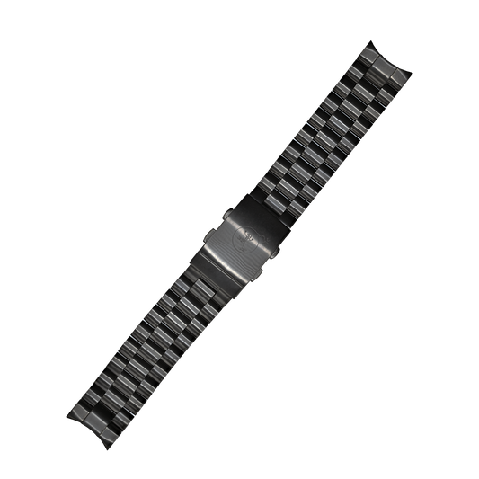 Edelstahlarmband Schwarz 22mm Für Minesweeper