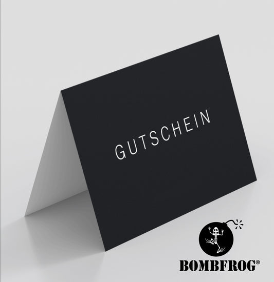 BOMBFROG® Geschenk Gutschein