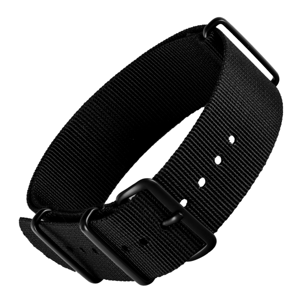 NATO Strap Black Basic | 22MM