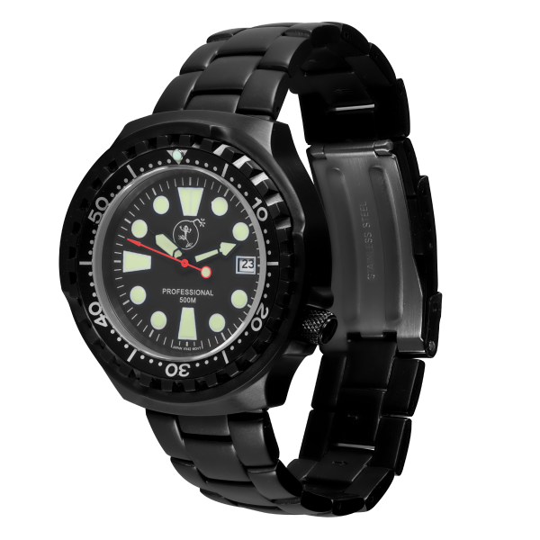 PROFESSIONAL 500 BLACK EDITION | EDELSTAHL-ARMBAND