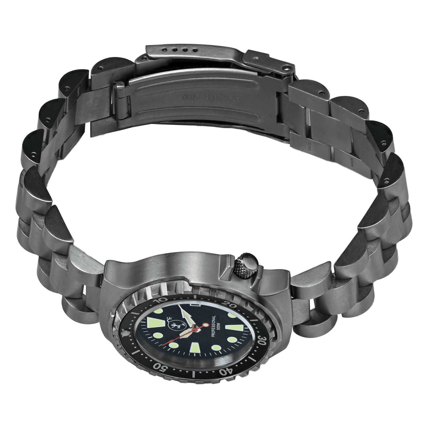 Damen Taucheruhr Professional 500 Edelstahl mit NATO Armband