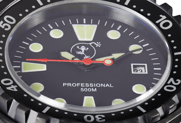 PROFESSIONAL 500 WOMEN'S DIVING WATCH BLACK | NEOPRENE BRACELET