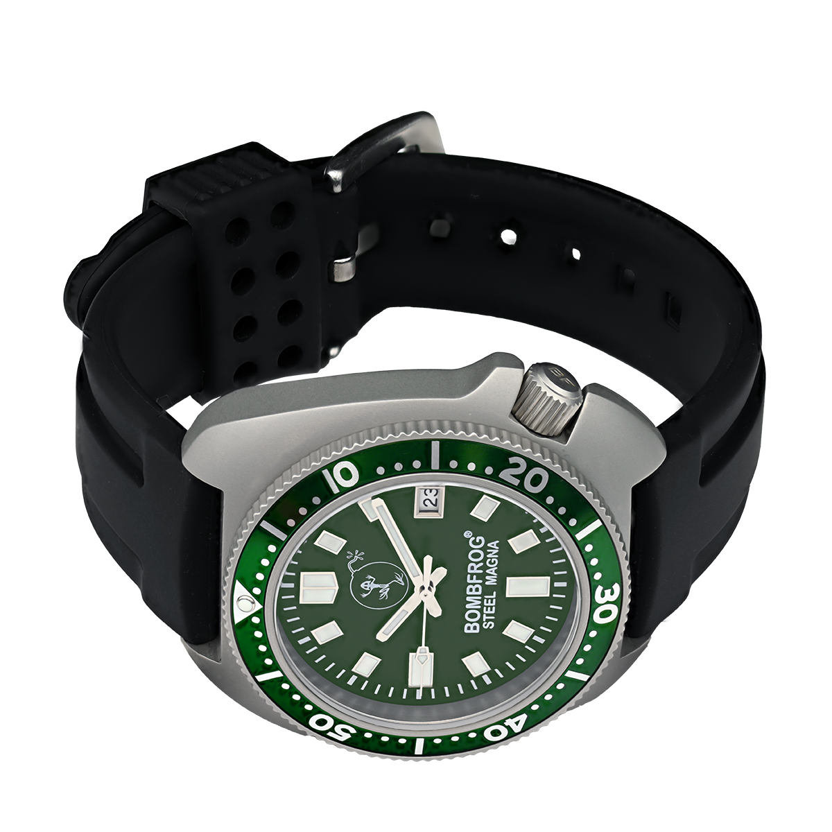 STEEL MAGNA II Green | NEOPRENE BRACELET