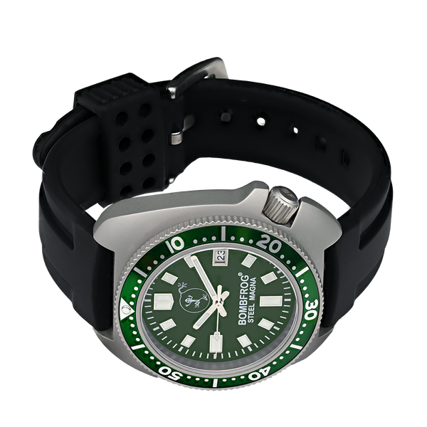 STEEL MAGNA II Green | NEOPRENE BRACELET