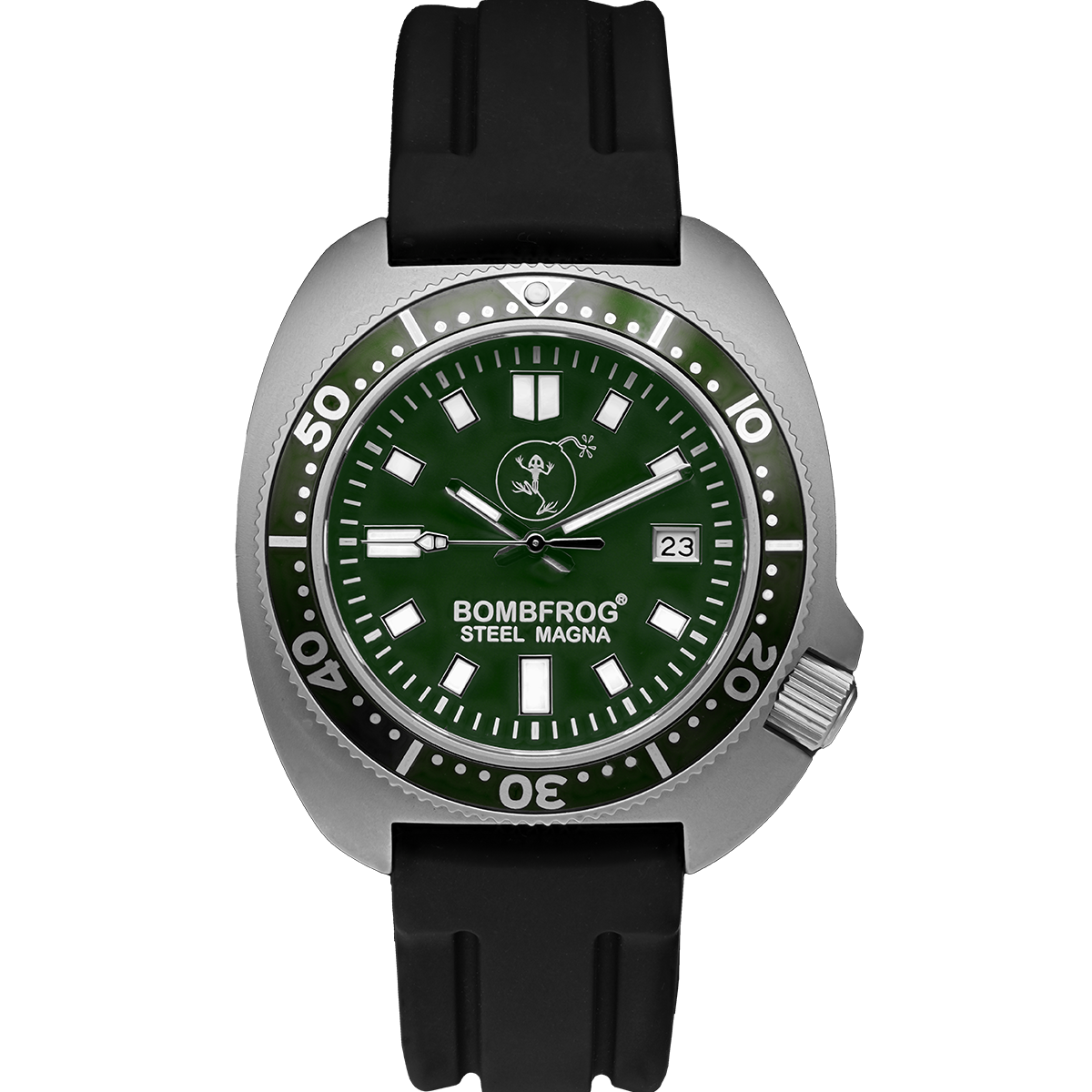 STEEL MAGNA II Green | NEOPRENE BRACELET