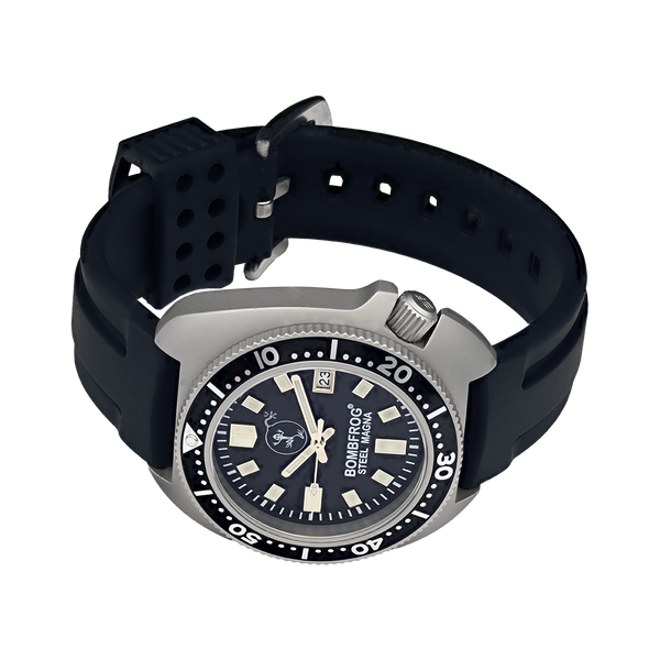 STEEL MAGNA II Black | NEOPRENE BRACELET