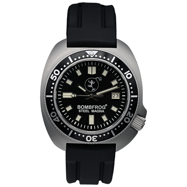 STEEL MAGNA II Black | NEOPRENE BRACELET
