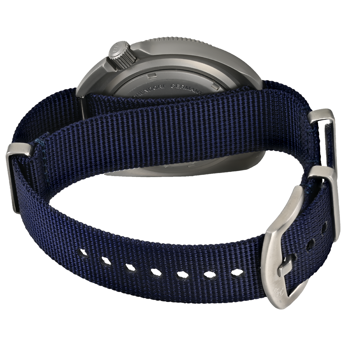 STEEL MAGNA II Blau Automatikuhr mit NATO-Armband