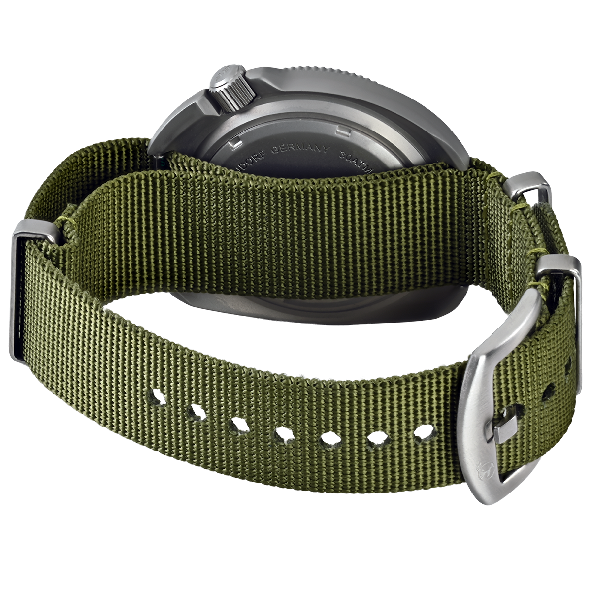 STEEL MAGNA II Grün Uhr mit NATO-Armband & Automatik