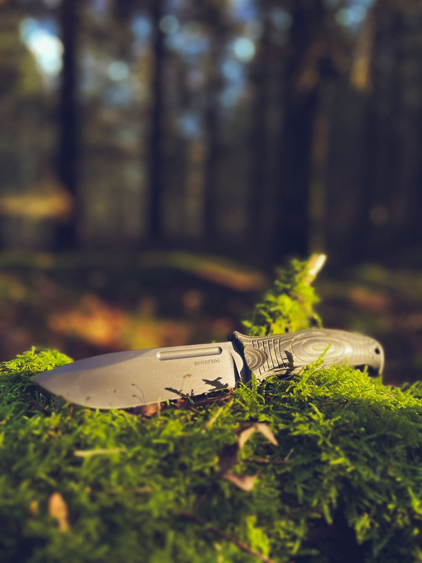 BOMBFROG Pro Messer CPM3V DLC Stahl mit Kydex Scheide