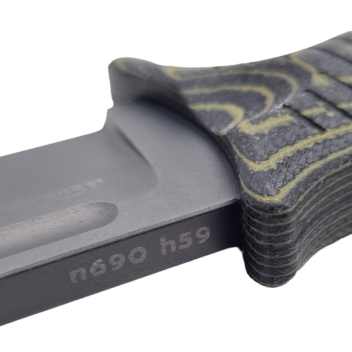 BOMBFROG Messer 42A CPM3V/N690 Stahl mit Kydex Scheide