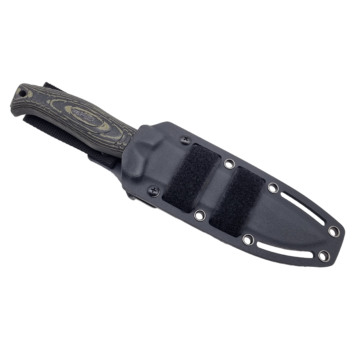 BOMBFROG Pro Messer CPM3V DLC Stahl mit Kydex Scheide