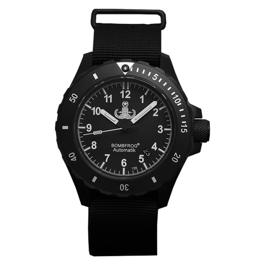 BT-25 Black Edition Uhr mit Tritium & Saphirglas