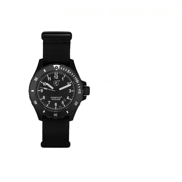 BT-25 BLACK EDITION EOD | NATO BRACELET