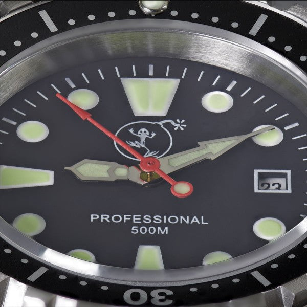Damen Taucheruhr Professional 500 mit Edelstahl NATO Armband