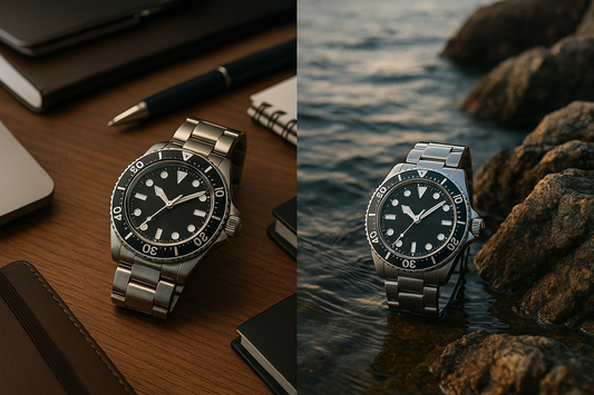 Eleganz trifft Funktionalität: Die perfekte Uhr für Büro und Outdoor