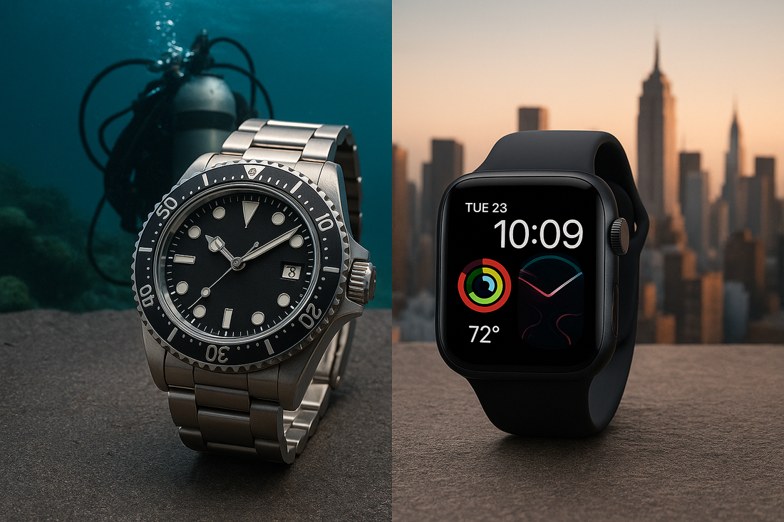 Taucheruhr oder Smartwatch: Die perfekte Begleitung für Abenteuer und Alltag