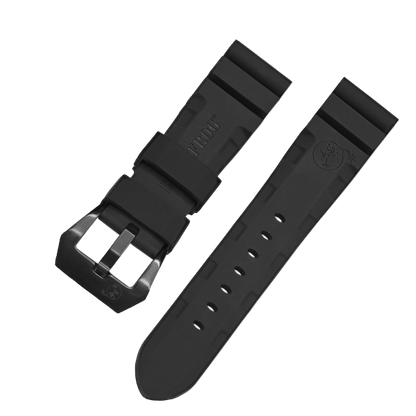 SILICONE BRACELET PRO STRAP BLACK | 22MM 