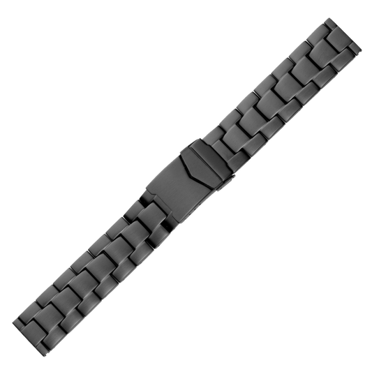 EDELSTAHLARMBAND TYP2 SCHWARZ | 24MM