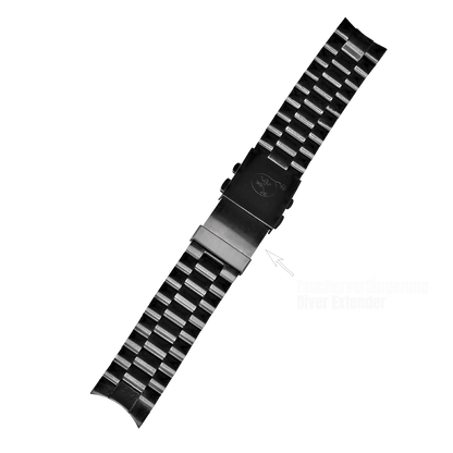 STAINLESS STEEL BRACELET BLACK 22MM FOR BT25