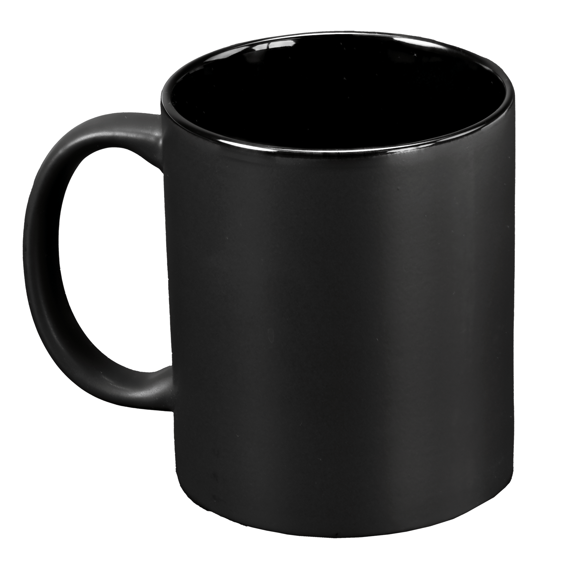 Moin Kaffeebecher 350ml in Mattschwarz mit Glänzendem Innenraum