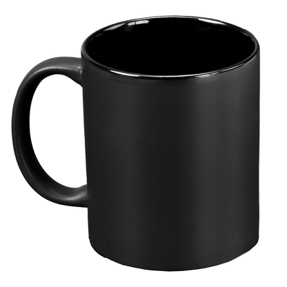 Moin Kaffeebecher 350ml in Mattschwarz mit Glänzendem Innenraum