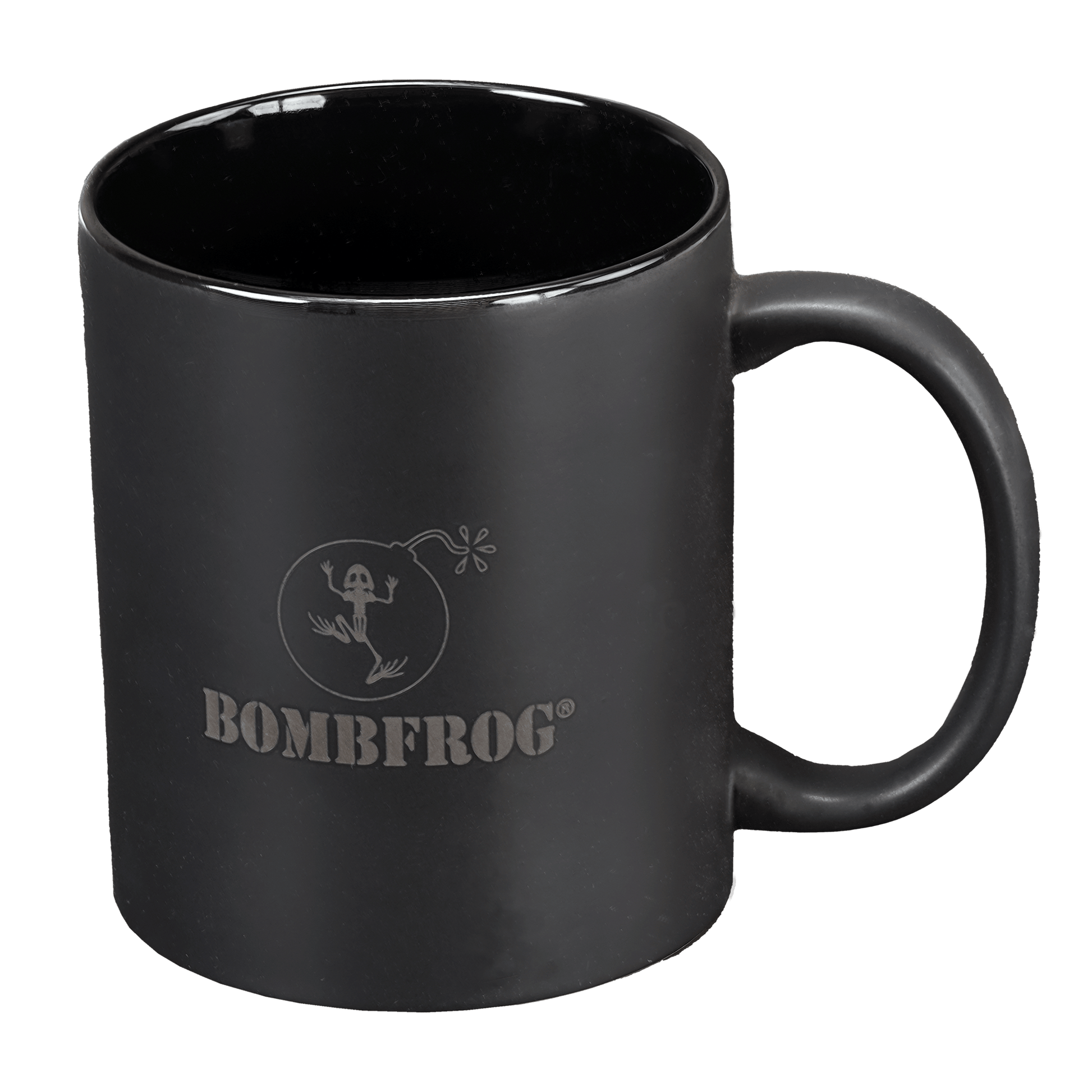 Moin Kaffeebecher 350ml in Mattschwarz mit Glänzendem Innenraum