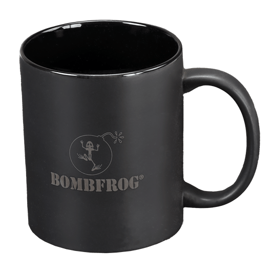 Moin Kaffeebecher 350ml in Mattschwarz mit Glänzendem Innenraum