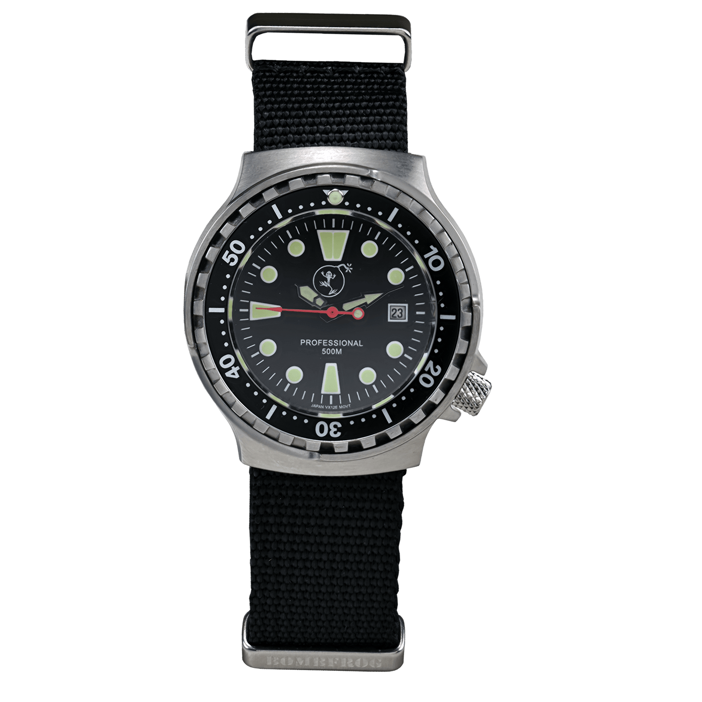 PROFESSIONAL 500 WOMEN'S DIVING WATCH STAINLESS STEEL | NEOPRENE BRACELET