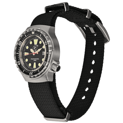 PROFESSIONAL 500 WOMEN'S DIVING WATCH STAINLESS STEEL | NEOPRENE BRACELET
