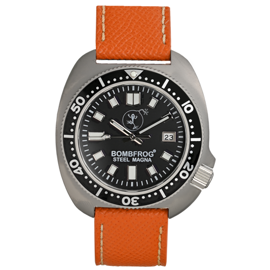 STEEL MAGNA II Schwarz | LEDER ARMBAND