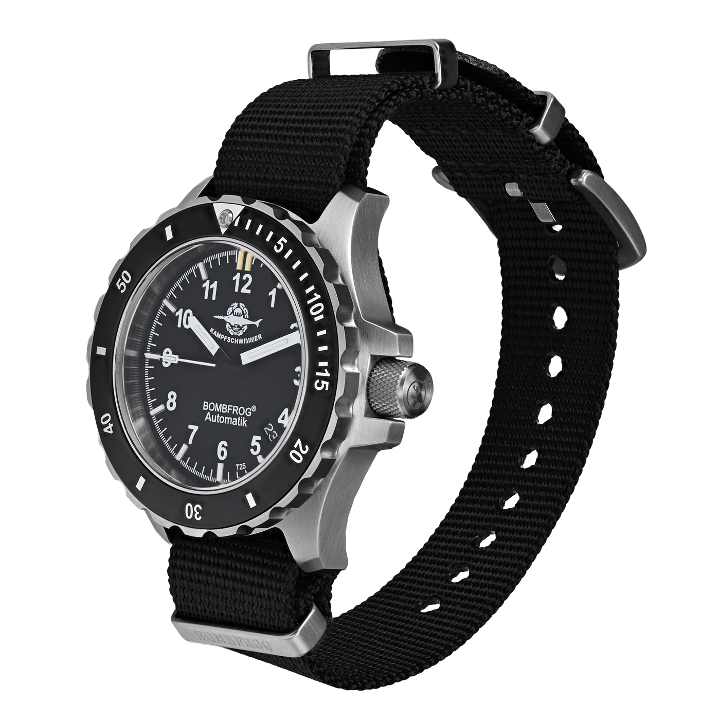 BT-25 EDELSTAHL EDITION KAMPFSCHWIMMER | NATO-ARMBAND