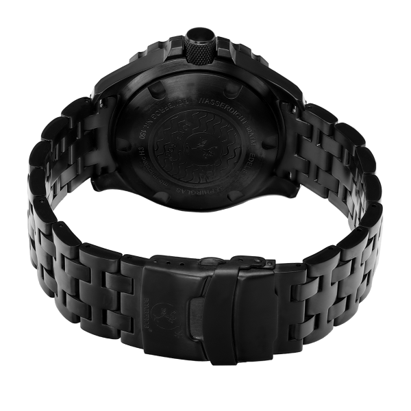 EDELSTAHLARMBAND SCHWARZ 22MM FÜR BT25